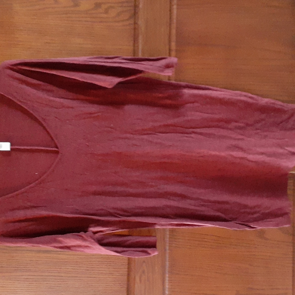 Old Navy Women SP Burgundy Knit Dress
